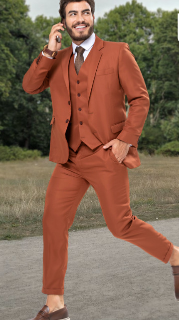 Terno Laranja Terracota