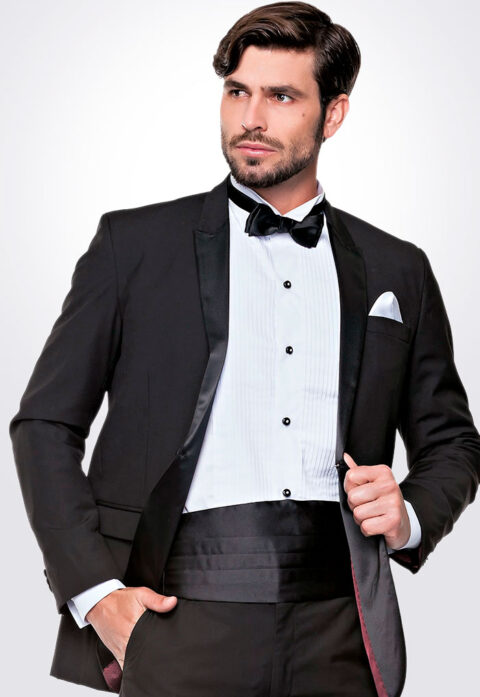 Smoking Slim com Faixa para Formados
